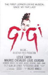 Gigi movie poster (1958) [Leslie Caron] 11'' X 17''