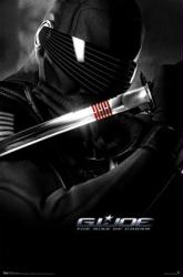 G.I. Joe: The Rise of Cobra movie poster (Snake Eyes teaser) 22 1/4'' X 34''