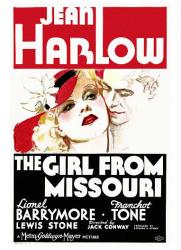 The Girl From Missouri movie poster (1934) [Jean Harlow/Franchot Tone]