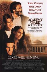 Good Will Hunting movie poster [Matt Damon/Robin Williams/Ben Affleck]