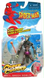 Spectacular Spider-Man: Spider Charged Green Goblin figure (Hasbro)