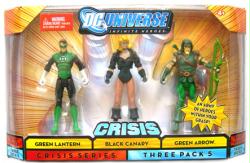 DC Universe: Green Lantern/Black Canary/Green Arrow figures (Mattel)