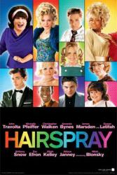 Hairspray movie poster (John Travolta/Michelle Pfeiffer/Nikki Blonsky]