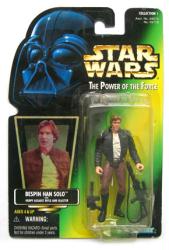 Star Wars [POTF] Bespin Han Solo figure [Green Card] (Kenner/1997)