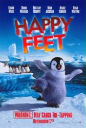 Happy Feet movie poster (27'' X 40'' reproduction poster) teaser