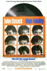 High Fidelity [w/ John Cusack] (Video Movie Poster) NM