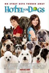 Hotel for Dogs movie poster [Emma Roberts & Jake T. Austin] 2009