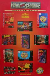 Hot New Games poster: Sega/Genesis & Super Nintendo (1994/1995)
