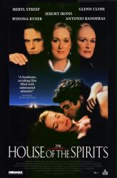 House of the Spirits poster [Meryl Streep, Winona Ryder, Jeremy Irons]