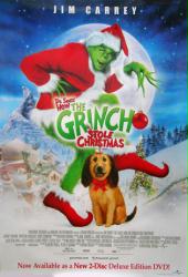 How the Grinch Stole Christmas [w/ Jim Carrey] (Video Movie Poster) NM
