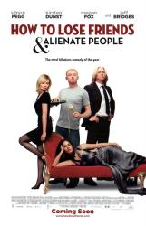 How To Lose Friends & Alienate People [w/ Kirsten Dunst & Simon Pegg] (Theatrical Movie Poster) NM