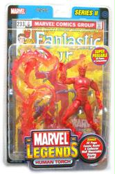 Marvel Legends Series II [Fantastic Four] Human Torch action figure (ToyBiz/2002) Sealed in Good package