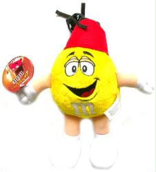 Indiana Jones M&M'S Yellow Character Plush (Mars Retail/2008) New