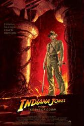 Indiana Jones and the Temple of Doom movie poster [Harrison Ford]