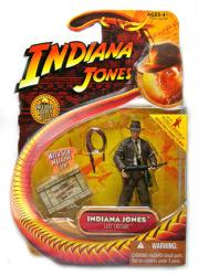 Indiana Jones [Last Crusade] Indiana Jones w/ Sub-Machine Gun action figure (Hasbro/2008) NM card