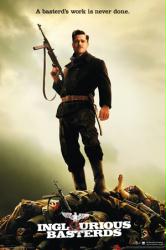 Inglourious Basterds movie poster [Brad Pitt] a Quentin Tarantino film