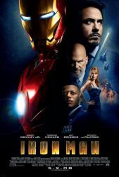 Iron Man movie poster [Robert Downey Jr., Jeff Bridges & Gwyneth Paltrow]