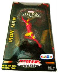 Marvel Legends [Titanium Series] Iron Man DieCast figure (Hasbro/2007)