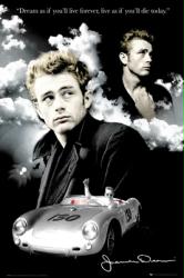 James Dean poster [Clouds] 24'' X 36''