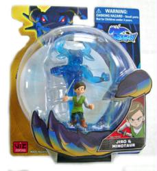 Blue Dragon: Jiro & Minotaur figurine set (Bandai/2008) Sealed on NM card