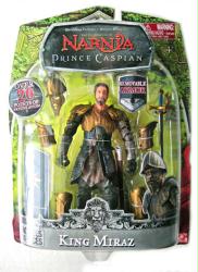 Chronicles of Narnia-Prince Caspian: 7'' King Miraz action figure (Play Along/2008) Sealed/NM card