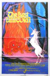 The Last Unicorn movie poster (1982) original one-sheet