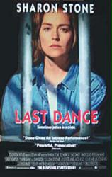 Last Dance [w/ Sharon Stone] (Video Movie Poster) VG