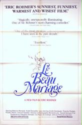 Le Beau Marriage movie poster [Eric Rohmer film] original US one-sheet