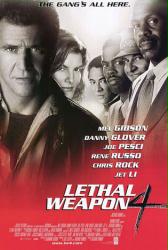 Lethal Weapon 4 movie poster [Mel Gibson, Danny Glover, Joe Pesci]