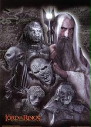 Lord of the Rings: Fellowship of the Ring movie poster [Saruman & villains]