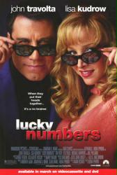 Lucky Numbers [w/ John Travolta & Lisa Kudrow] (Video Movie Poster) NM