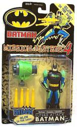 Batman [Mission Masters 4] Lunar Attack Batman action figure (Hasbro/2002) Sealed on NM card