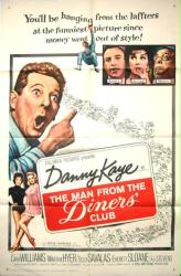 The Man From the Diners' Club poster [Danny Kaye] original one-sheet