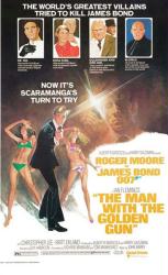 The Man With the Golden Gun movie poster [Roger Moore as James Bond]