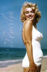 Marilyn Monroe poster: Posing at the Beach (22 1/4'' X 34'')