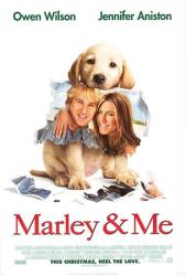 Marley & Me movie poster [Owen Wilson & Jennifer Aniston] one-sheet