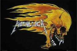 Metallica poster: Flaming Skull poster (36'' X 24'')