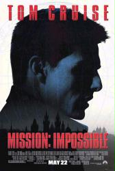 Mission: Impossible movie poster [Tom Cruise] a Brian De Palma film