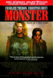 Monster [w/ Charlize Theron & Christina Ricci] (Video Movie Poster) VG