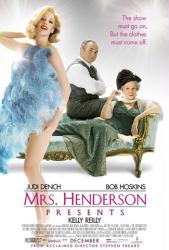 Mrs. Henderson Presents movie poster [Judi Dench & Bob Hoskins] Frears