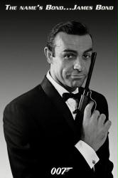 James Bond poster: The Name's Bond...James Bond [Sean Connery]