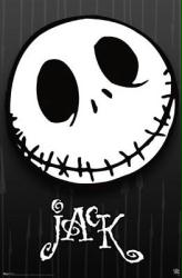 The Nightmare Before Christmas movie poster: Jack Skellington close-up