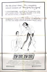 New York, New York movie poster (Uncut version) Martin Scorsese