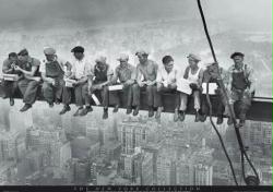 New York City: Men On Girder poster (36'' X 24'' poster)