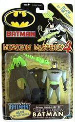 Batman [Mission Masters 4] Night Shadow Batman figure (Hasbro/2001) Sealed on VG card