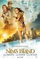 Nim's Island [w/ Abigail Breslin, Jodie Foster & Gerard Butler] (Theatrical Movie Poster) Good