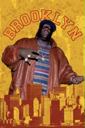 Notorious B.I.G. poster: Brooklyn (24'' X 36'' poster)