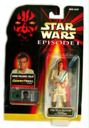 Star Wars Episode 1: Obi-Wan Kenobi [Jedi Duel] action figure (Hasbro/1998) Sealed on NM card