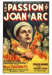 The Passion of Joan of Arc movie poster (1928) [Maria Falconetti]