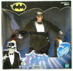 Batman [Gotham City Villains] 9'' Penguin action figure (Hasbro/2002) Sealed on VG card